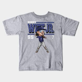 Bobby Witt Jr. Kansas City Cartoon Kids T-Shirt